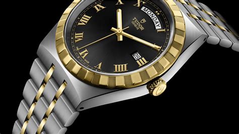 tudor royal two tone|tudor royal watch bezel.